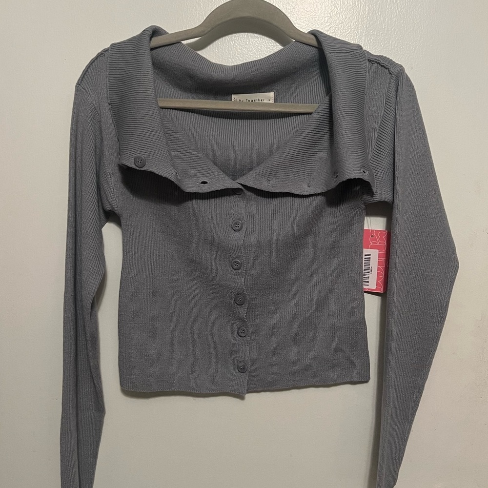 By Together Cardigan with Button Details - size small